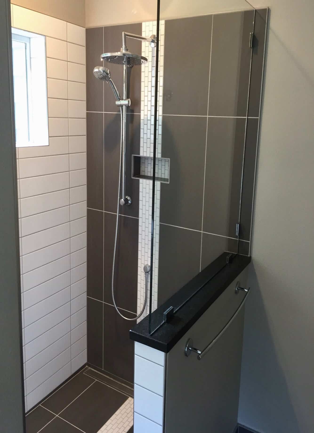Shower Enclosure with Shower Head